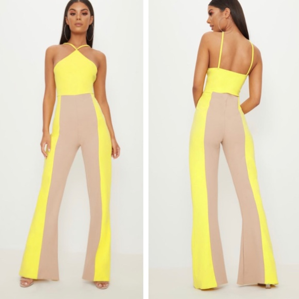 Colour block jumpsuit